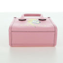 GUCCI Bananya Mini Tote Bag Leather 2way Pink Gold 671623 Auth AMZ534M-5