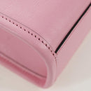 GUCCI Bananya Mini Tote Bag Leather 2way Pink Gold 671623 Auth AMZ535M-16