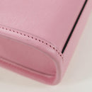 GUCCI Bananya Mini Tote Bag Leather 2way Pink Gold 671623 Auth AMZ535M-18