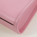 GUCCI Bananya Mini Tote Bag Leather 2way Pink Gold 671623 Auth AMZ535M-19