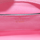 GUCCI Bananya Mini Tote Bag Leather 2way Pink Gold 671623 Auth AMZ535M-22