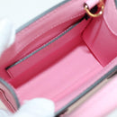 GUCCI Bananya Mini Tote Bag Leather 2way Pink Gold 671623 Auth AMZ535M-10