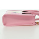 GUCCI Bananya Mini Tote Bag Leather 2way Pink Gold 671623 Auth AMZ535M-4