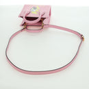 GUCCI Bananya Mini Tote Bag Leather 2way Pink Gold 671623 Auth AMZ535M-8