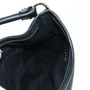 GUCCI GG Canvas Abbey Shoulder Bag Black Gold 180738 Auth AMZ541V-20