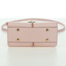 TOD’S Timeless T Hand Bag Leather 2way Pink Gold Auth AMZ549SAM-5