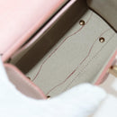TOD’S Timeless T Hand Bag Leather 2way Pink Gold Auth AMZ549SAM-10