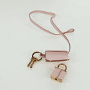 TOD’S Timeless T Hand Bag Leather 2way Pink Gold Auth AMZ549SAM-25
