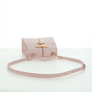 TOD’S Timeless T Hand Bag Leather 2way Pink Gold Auth AMZ549SAM-9