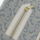 CELINE C Macadam Canvas Jacket Light Blue Auth AMZ552M-10