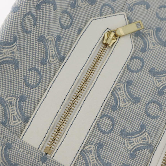 CELINE C Macadam Canvas Jacket Light Blue Auth AMZ552M