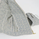 CELINE C Macadam Canvas Jacket Light Blue Auth AMZ552M-15