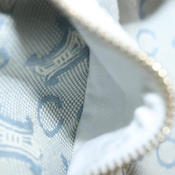 CELINE C Macadam Canvas Jacket Light Blue Auth AMZ552M