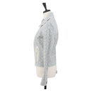 CELINE C Macadam Canvas Jacket Light Blue Auth AMZ552M-3