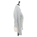CELINE C Macadam Canvas Jacket Light Blue Auth AMZ552M-4