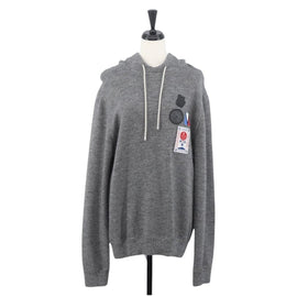LOUIS VUITTON LV Cup Hoodie Wool Gray LV Auth AMZ553M
