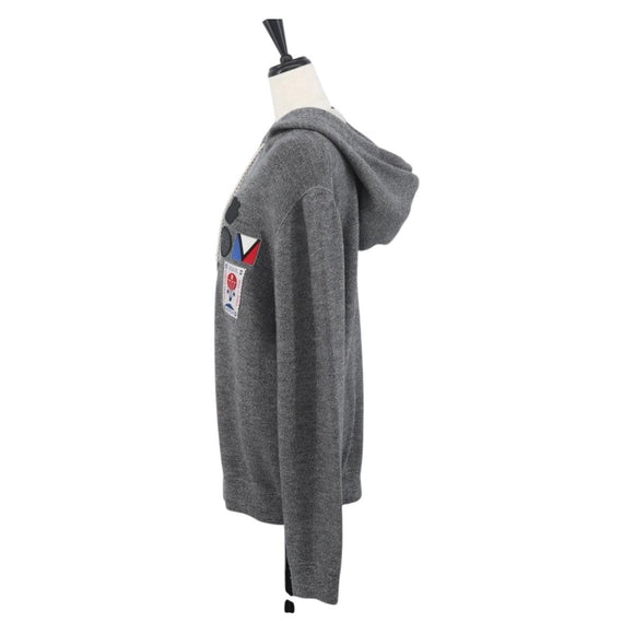 LOUIS VUITTON LV Cup Hoodie Wool Gray LV Auth AMZ553M