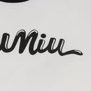 Miu Miu Short Sleeved T Shirt Cotton White Auth AMZ555M-11