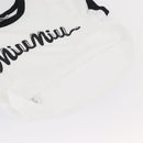 Miu Miu Short Sleeved T Shirt Cotton White Auth AMZ555M-9
