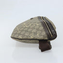 GUCCI GG Supreme Body Bag PVC Beige Gold 211110 Auth AMZ560-3