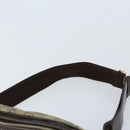 GUCCI GG Supreme Body Bag PVC Beige Gold 211110 Auth AMZ560-8