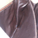CELINE Macadam Canvas Shoulder Bag PVC Beige Gold Auth AMZ561-19
