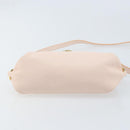 Salvatore Ferragamo Gancini Hand Bag Leather 2way Pink Gold Auth AMZ564A-11
