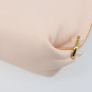 Salvatore Ferragamo Gancini Hand Bag Leather 2way Pink Gold Auth AMZ564A-14