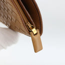 BOTTEGA VENETA INTRECCIATO Long Wallet Leather Beige Auth AMZ568A-8