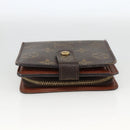 LOUIS VUITTON Monogram Compact Zip Wallet M61667 LV Auth AMZ571-3