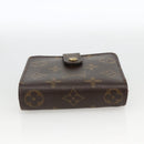 LOUIS VUITTON Monogram Compact Zip Wallet M61667 LV Auth AMZ571-4