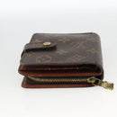 LOUIS VUITTON Monogram Compact Zip Wallet M61667 LV Auth AMZ571-5