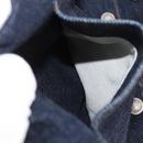 Christian Dior Fringe Jacket Denim Blue Auth AMZ580SM-10