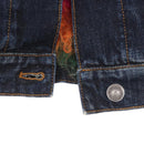 Christian Dior Fringe Jacket Denim Blue Auth AMZ580SM-9