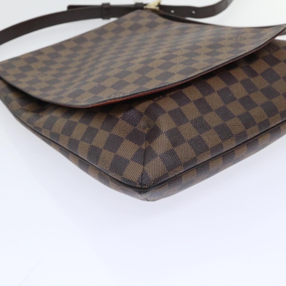 LOUIS VUITTON Damier Ebene Musette Shoulder Bag N51302 LV Auth ar10024B