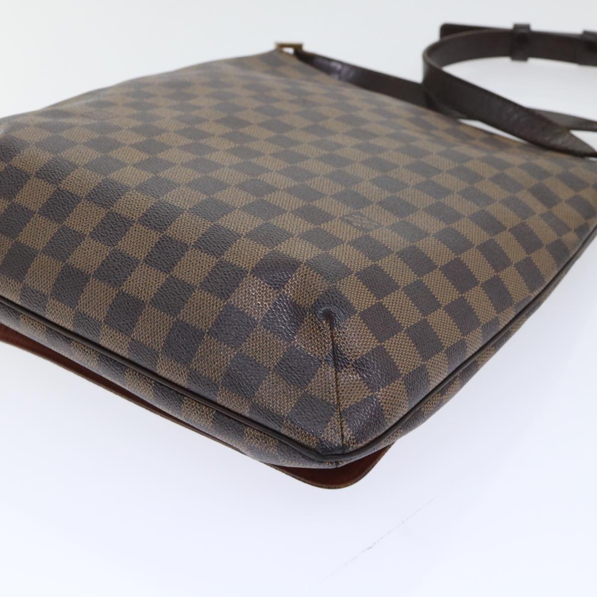 LOUIS VUITTON Damier Ebene Musette Shoulder Bag N51302 LV Auth ar10024B