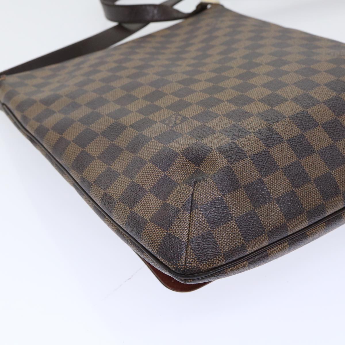 LOUIS VUITTON Damier Ebene Musette Shoulder Bag N51302 LV Auth ar10024B