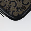 CELINE C Macadam Canvas Shoulder Bag Navy Auth ar10062-15