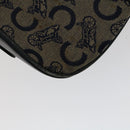 CELINE C Macadam Canvas Shoulder Bag Navy Auth ar10062-17