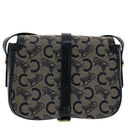 CELINE C Macadam Canvas Shoulder Bag Navy Auth ar10062-2