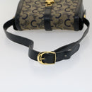 CELINE C Macadam Canvas Shoulder Bag Navy Auth ar10062-7