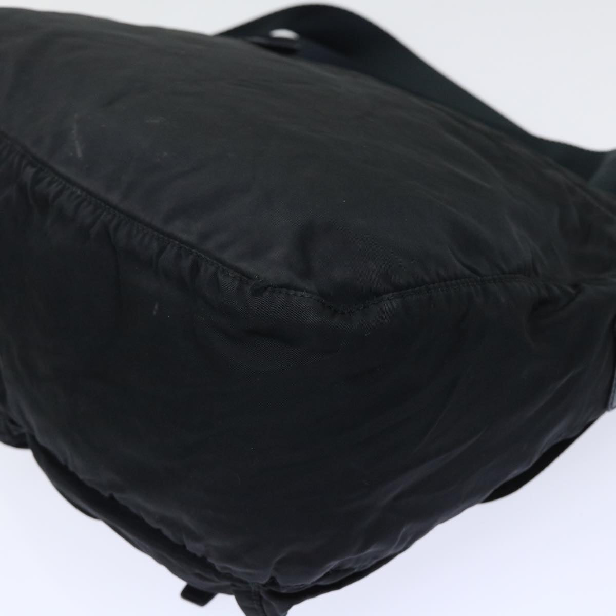 PRADA Shoulder Bag Nylon Black Auth ar10069
