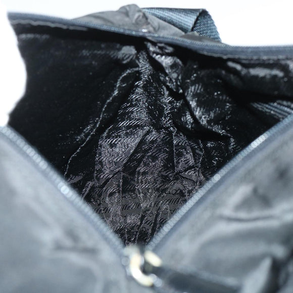 PRADA Shoulder Bag Nylon Black Auth ar10069