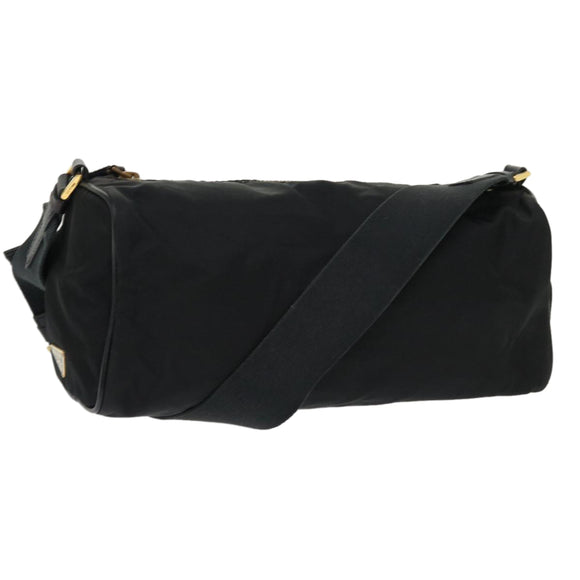 PRADA Shoulder Bag Nylon Black Auth ar10096