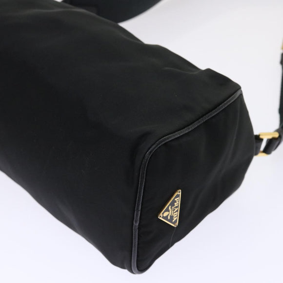 PRADA Shoulder Bag Nylon Black Auth ar10096