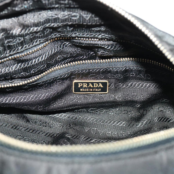 PRADA Shoulder Bag Nylon Black Auth ar10096