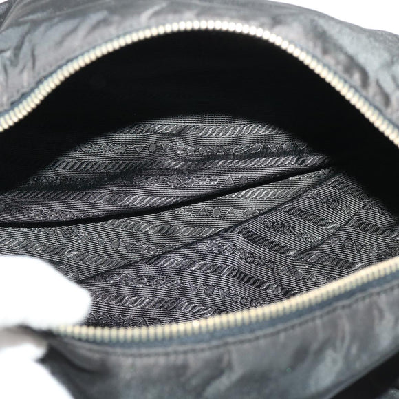 PRADA Shoulder Bag Nylon Black Auth ar10096