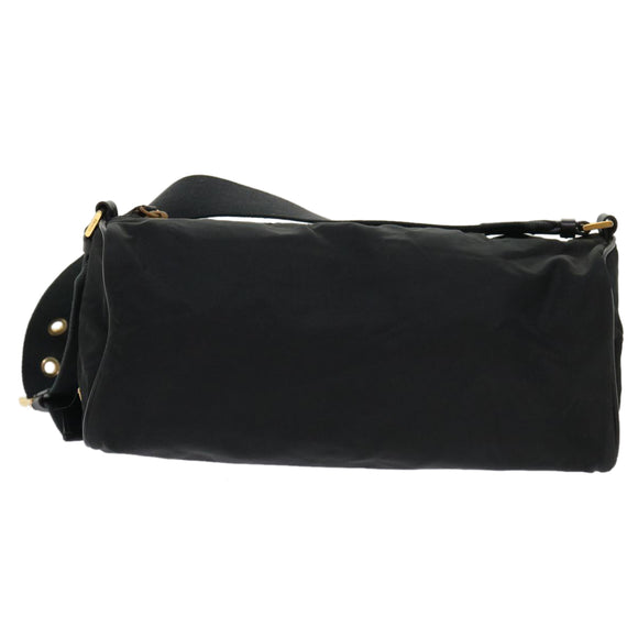 PRADA Shoulder Bag Nylon Black Auth ar10096