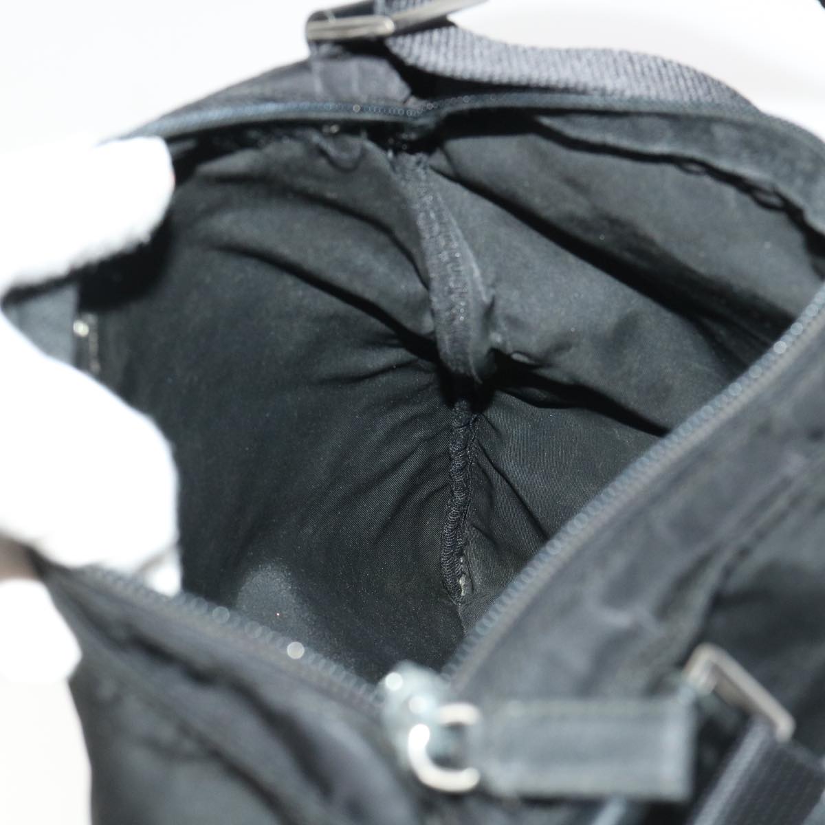 PRADA Shoulder Bag Nylon Black Auth ar10098