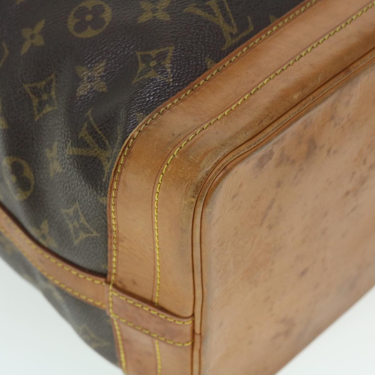 LOUIS VUITTON Monogram Noe Shoulder Bag M42224 LV Auth ar10103